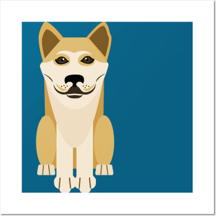 Hachiko vector Posters and Art